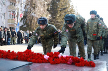 В Кургане состоялись торжественные мероприятия посвященные Дню защитника Отечества 